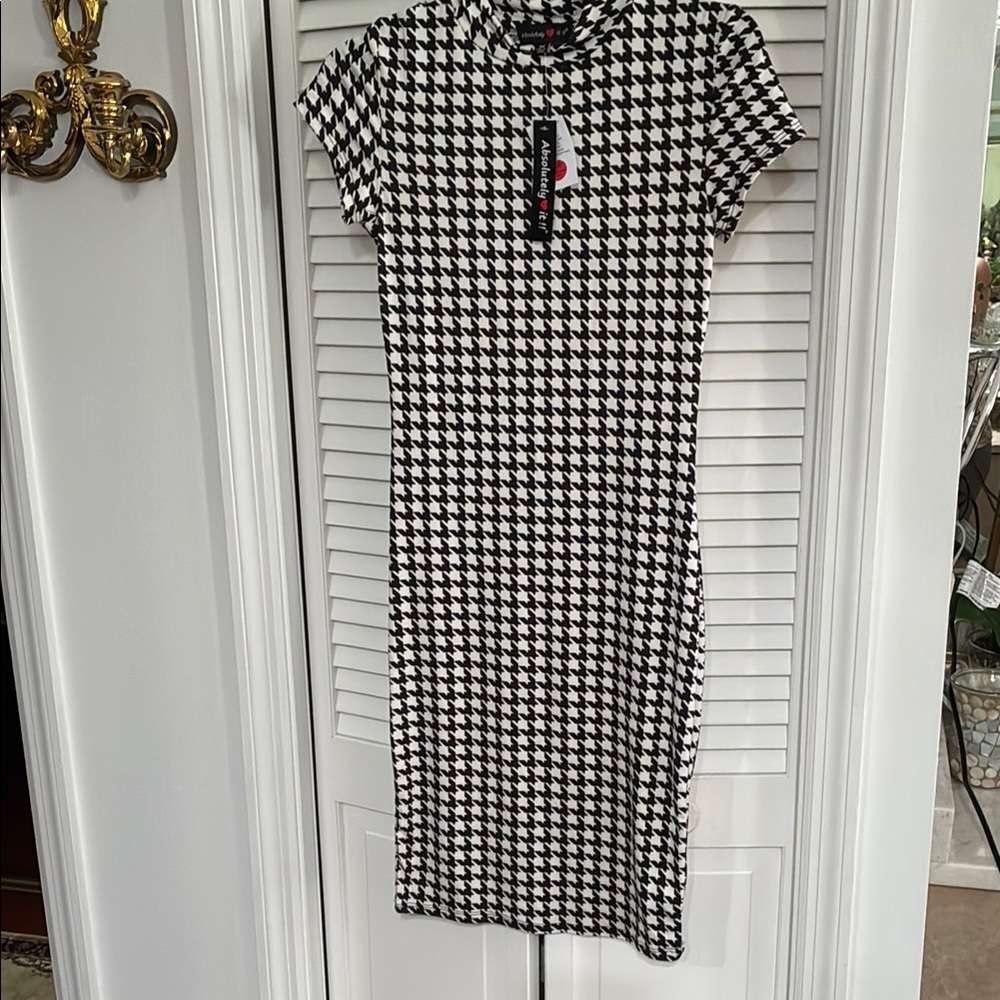 Houndstooth dress